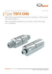 Weh TSF2 CNG Operating Instructions Manual