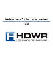 Hdwr HD43 Instructions Manual