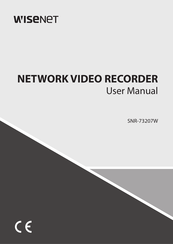Wisenet SNR-73207W User Manual