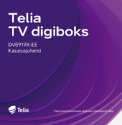 Telia DV8919X-EE Quick Reference Manual