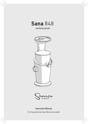 Sana 848 Instruction Manual