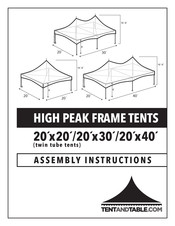 Tentandtable.com 716 832-TENT Assembly Instructions Manual