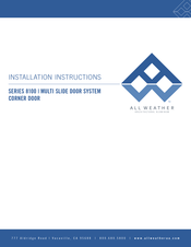 ALL WEATHER 8100 Series Installation Instructions Manual