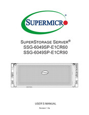Supermicro SuperStorage Server SSG-6049SP-E1CR60 User Manual