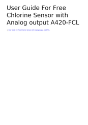 daviteq A420-FCL User Manual