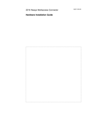 IBM 2216 Hardware Installation Manual