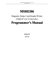 Magstripe MSRE206 Programmer's Manual