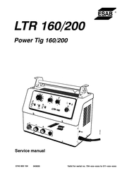 ESAB LTR 200 Service Manual