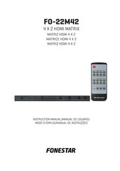 FONESTAR FO-22M42 Instruction Manual