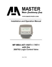 Master MP-MBA-75T-1 Installation And Operation Manual