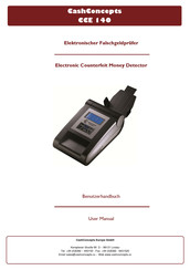 CashConcepts CCE 140 User Manual