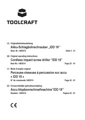 Conrad 1483574 Original Operating Instructions