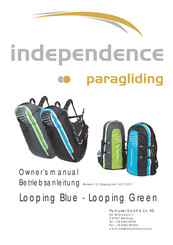 Independence paragliding Looping Blue Owner's Manual