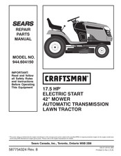 Sears CRAFTSMAN 944.604150 Manual