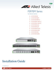 Allied Telesis AT-FS970M/8 Installation Manual