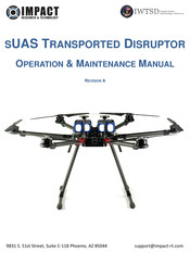 impact SUAS TRANSPORTED DISRUPTOR Operation & Maintenance Manual