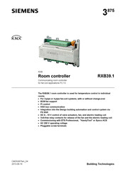 Siemens RXB39.1 Manual