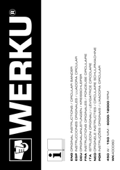 Werku WK400060 Original Instructions Manual