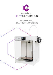 CraftBot FLOW WIDE XL User Manual