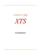 Vodavi STARPLUS Triad XTS Installation Manual