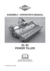 KUHN EL 92 Assembly & Operators Manual