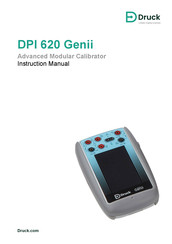 Baker Hughes Druck DPI 620 Genii Instruction Manual