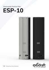 Exodraft ESP-10 Manual