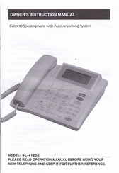 Genesis SL-4120E Owner's Instruction Manual