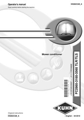 KUHN FC2860 TLS Operator's Manual