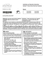 Astria Fireplaces Sentinel 36TEP Operation Instructions Manual
