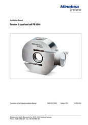 Minebea Intec PR 6246/12 Installation Manual