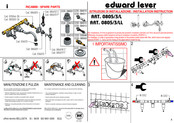Bellosta Edward Lever 0805/3/L Installation Instruction