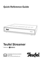 Teufel RAUMFELD HRB198813B Quick Reference Manual