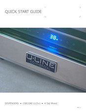 U-Line CDE224E Quick Start Manual