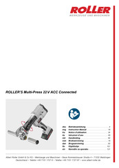 Albert Roller Multi-Press 22 V ACC Connected Instruction Manual
