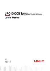 UNI-T UPO1000CS Series User Manual