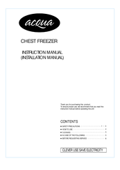 Acqua GY-NE144CF/02 Instruction Manual