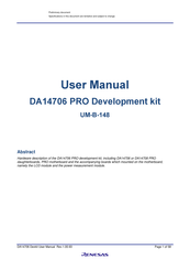 Renesas DA14706 PRO User Manual