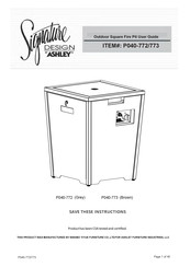 Signature Design by Ashley P040-773 User Manual