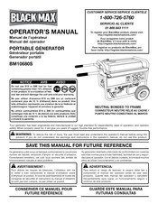 Black Max BM10680S Operator's Manual