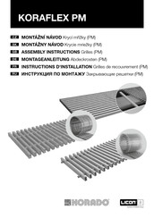 KORADO KORAFLEX PM 20 Series Assembly Instructions Manual