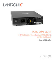 Lantronix PS-DC-DUAL-5624T Install Manual