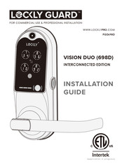 LOCKLY GUARD VISION DUO Installation Manual