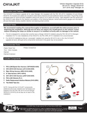 PAC CH1AJKIT Manual
