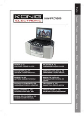 König Electronic HAV-PRDVD10 Manual