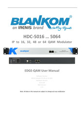 Irenis BLANKOM HDC-5016 User Manual