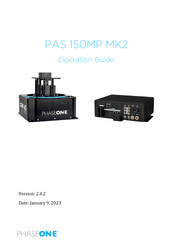 PhaseOne PAS 150MP MK2 Operation Manual