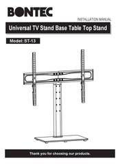 BONTEC Support Mural TV User Manual