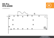 ekwb EK-Pro RTX A5000 User Manual