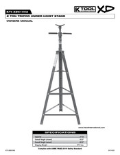 K Tool International KTI-XD61002 Owner's Manual